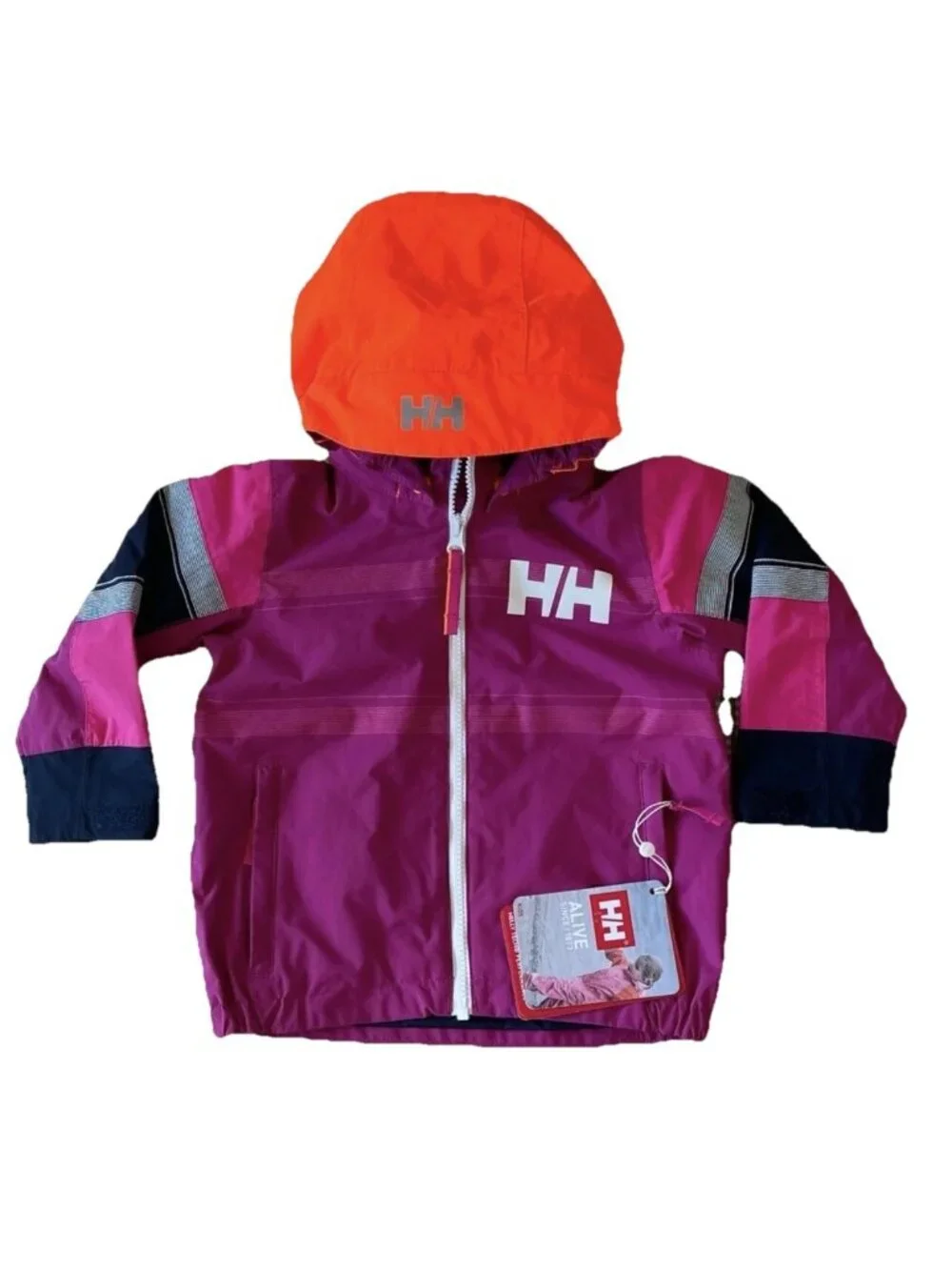 Helly-Hansen Rain Jacket Kids Toddler Girl K Salt Coast Jacket Shell Size 2 NWT